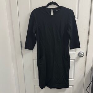 J. McLaughlin Black Women's Sheath Dress Size Large‎